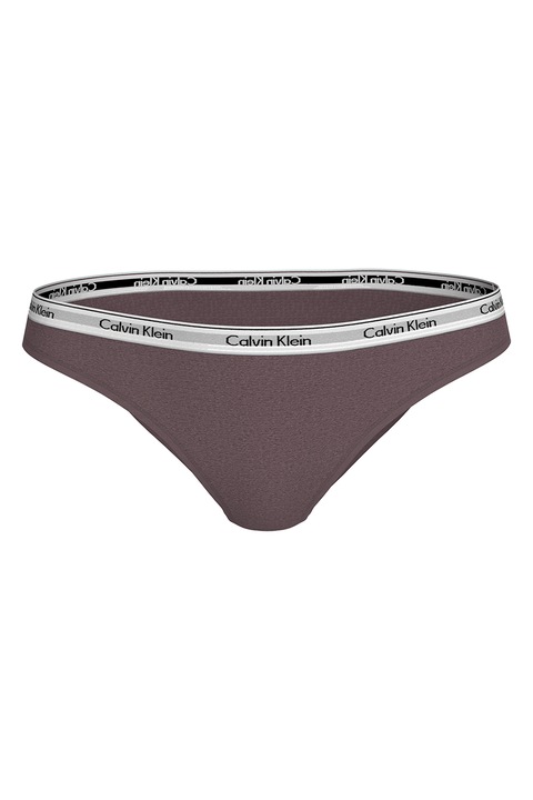 CALVIN KLEIN, Бикини с лого, Бледовиолетов