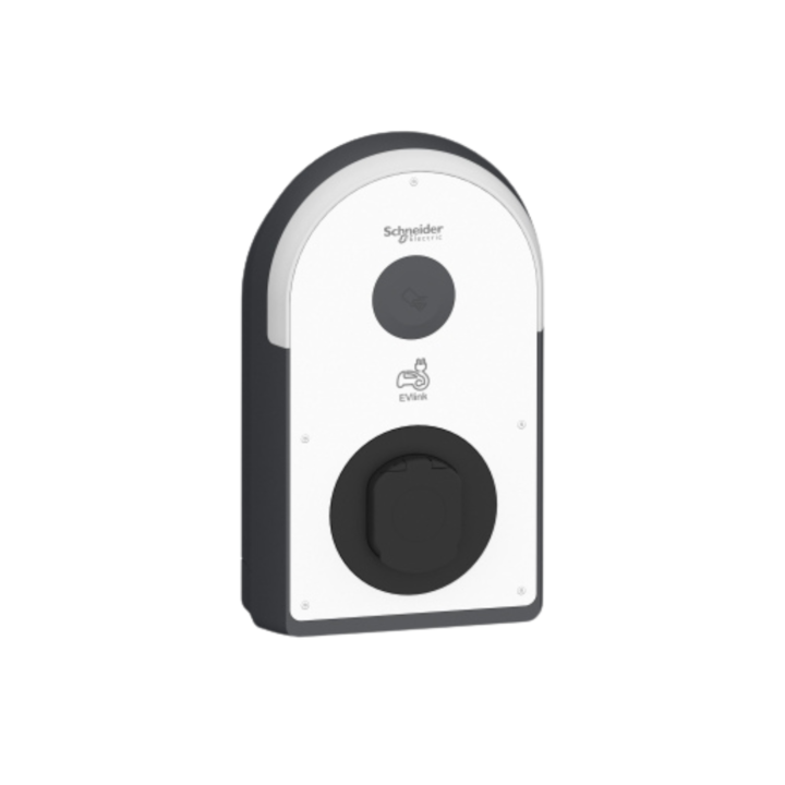 Зарядна станция, Schneider EVlink Pro AC/AC, 22kW, 32A, 3P+N, T2S контакт, RDC-DD 6mA