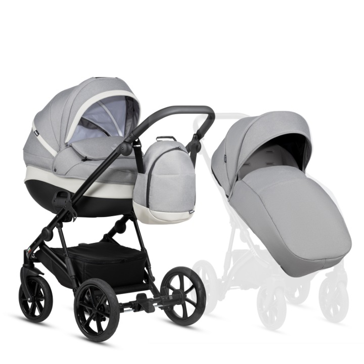 Buba ZAZA2 2в1 бебешка количка 625 Warm Grey