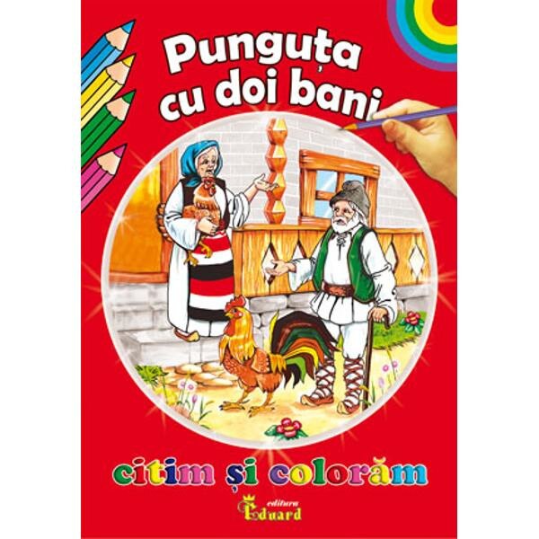 Citim si coloram - Punguta cu doi bani