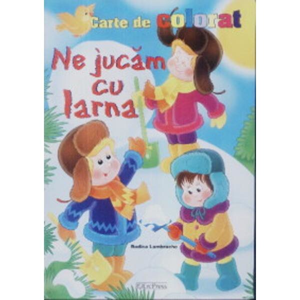 Ne jucam cu iarna - Carte de colorat
