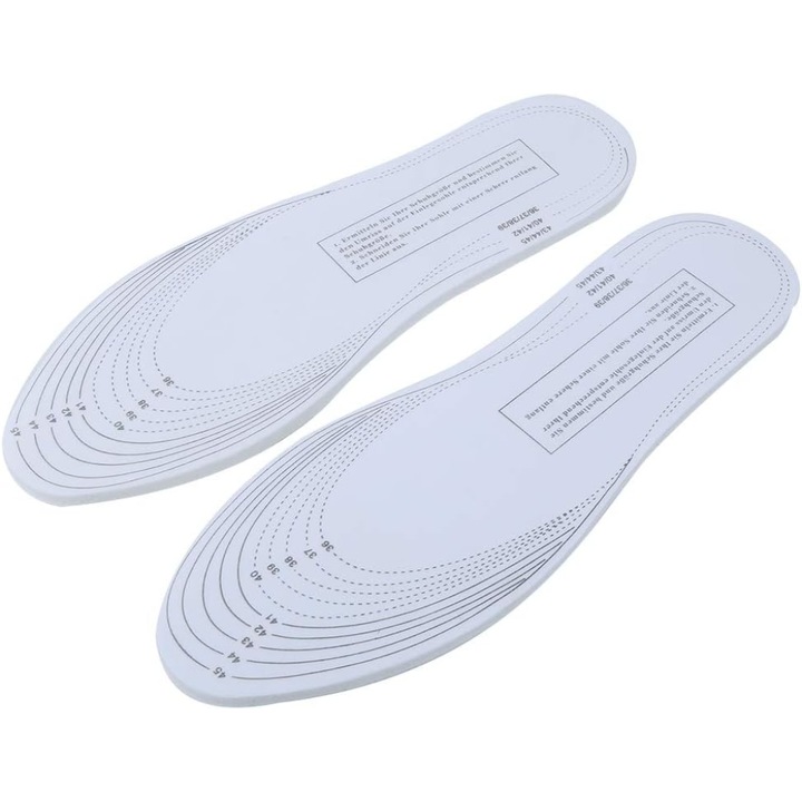 Set 2 Branturi Ortopedice din Spuma cu Memorie HASEPE, Suport pentru Picioare Obosite, Marime Ajustabila 36-45, Unisex, Absorbtie Transpiratie si Amortizare Socuri, Potrivite pentru Orice Tip de Incal