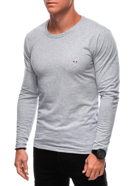 Блуза EDOTI L170, Мъжка, Без цип, Без качулка, Сив