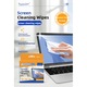 Kit de curatare, 40 servetele din microfibra, anti-amprenta, antibacterian, 10.5x4.5cm