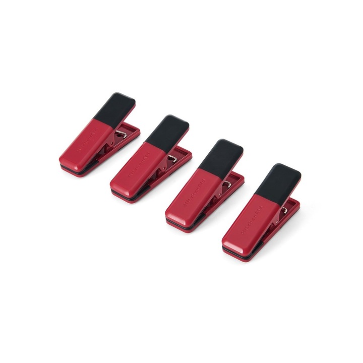 Set 4 clesti de bucatarie KitchenAid, rosu, 9cm