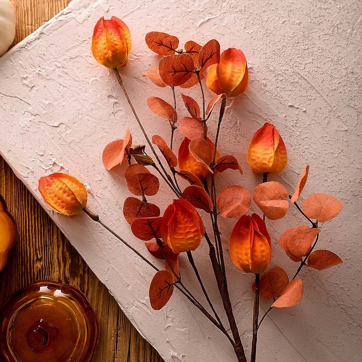 Декоративна изкуствена клонка Homla, MICHU портокал 60см