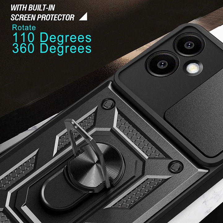 Samsung Galaxy A06 tok - Techsuit CamShield sorozat - zöld