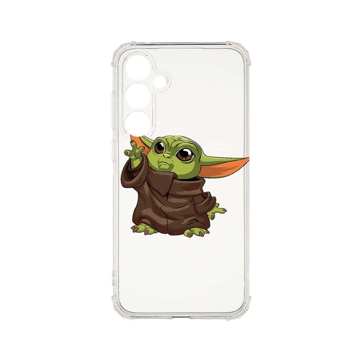 BestCase® Husa Anti Shock 1.5MM, Compatibila Cu Samsung Galaxy A55 5G, Baby Yoda, Air Cushion Technology, AS 1635