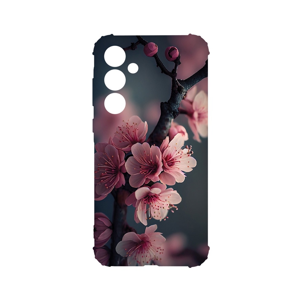 BestCase® Husa Anti Shock 1.5MM, Compatibila Cu Samsung Galaxy A55 5G, Cherry Blossom, Air Cushion Technology, AS 1374