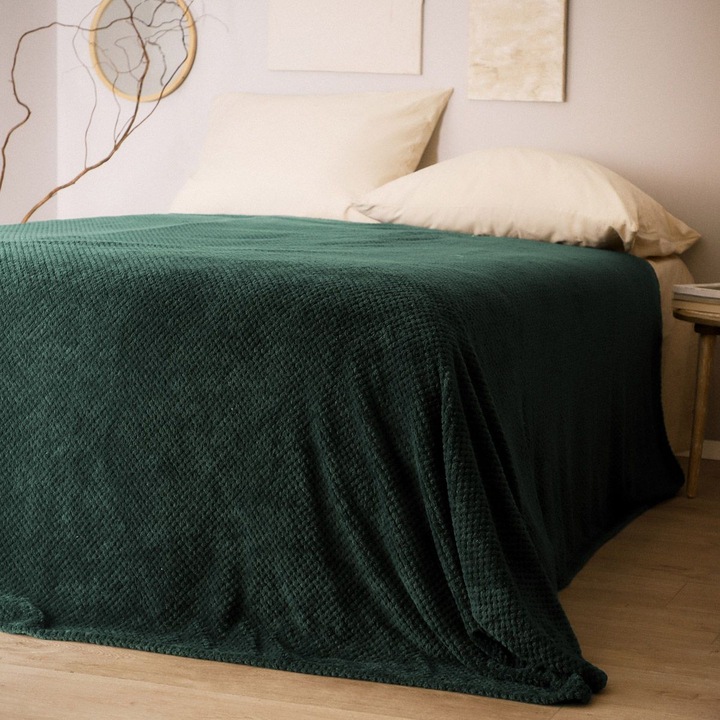 Ágytakaró NOAH zöld 220x240 cm HOMLA