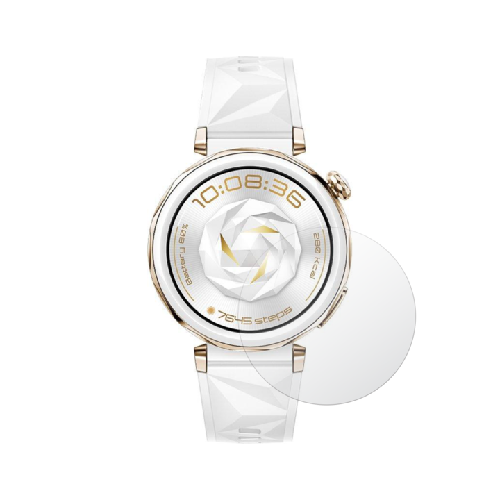 2X iSkinz képernyővédő fólia készlet Huawei Watch GT 5 Pro készülékhez – 42 mm, Invisible Skinz HD, Ultra-clear szilikon teljes lefedéssel, tapadó és rugalmas
