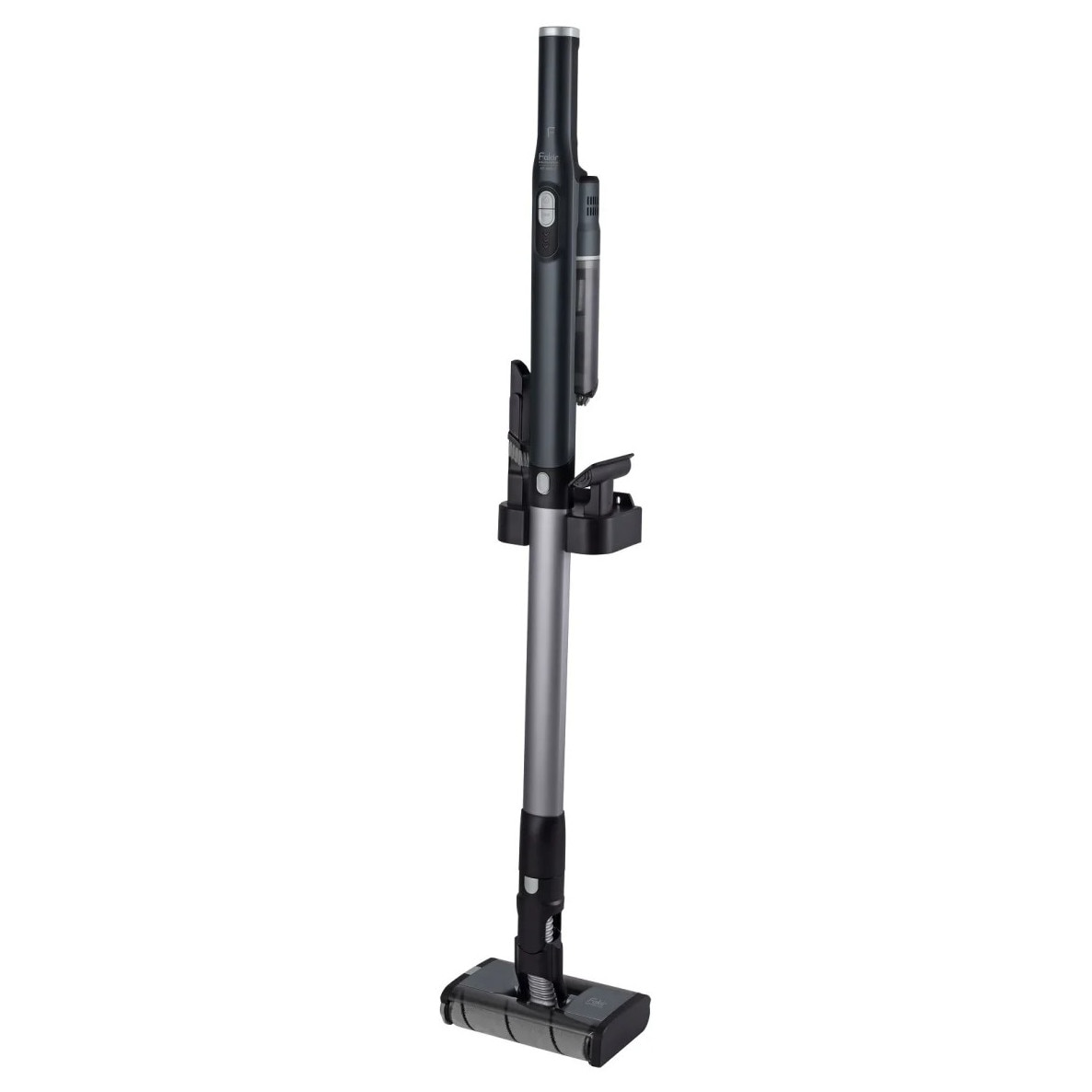 Aspirator stick si de mana Fakir AS 1480LT Floor, Li-Ion 14,8V, 30 min autonomie, motor BLDC (fara perii) 180W, Perie electrica dubla, 20 kPa, Filtru EPA, Negru