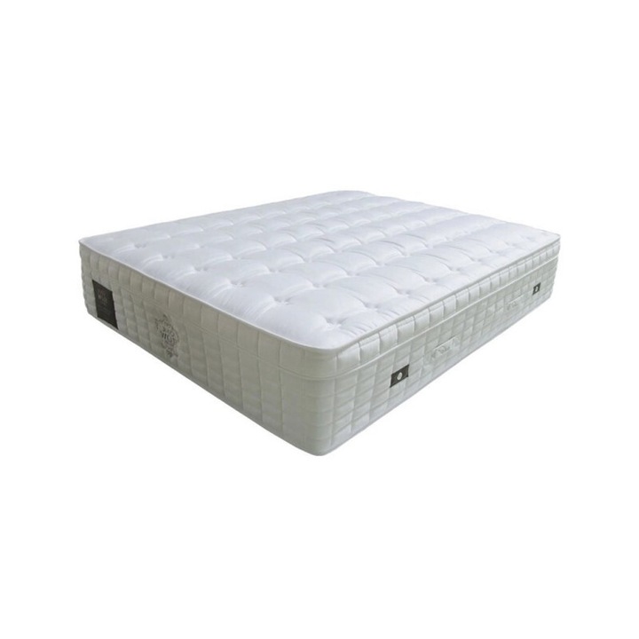 Saltea cu arcuri individuale in 3 randuri Isbir Coolflow Deluxe 160x200x38 cm cu duritate medie