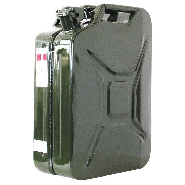Метална туба за летливи вещества 20 L, зелена HUKA HK-12600