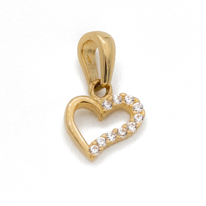 Pandantiv Inima Mica Aur 14k