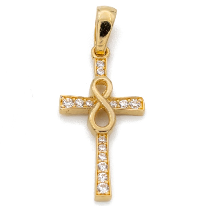Cruce cu Infinit Aur 14k
