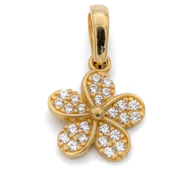 Pandantiv Floare Aur 14k