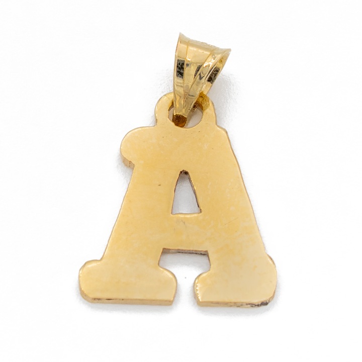 Pandantiv Litera A Aur 14k
