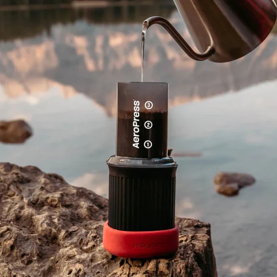 Aerobie Aeropress Go Coffee Maker, 70g cafea proaspat prajita din Brazilia, Cafea fara compromisuri, oriunde si oricand
