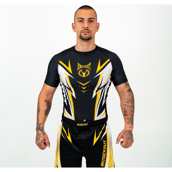 Compression Shirt Pro Sparring 2.0 / fehér/arany, feher/arany