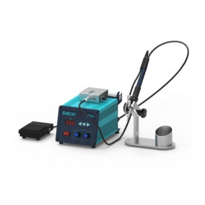Statie de lipit profesionala Bakon BK3500 120W, alimentare automata sarma, temperatura 200-500℃, Certificari CE, control digital microcomputer, usor de operat, pentru ateliere si fabrici