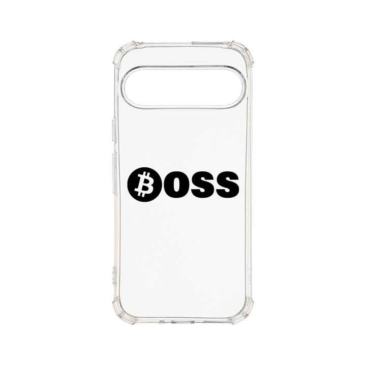 BestCase® Husa Anti Shock 1.5MM, Compatibila cu Google Pixel 9, Bitcoin Boss, Air cushion Technology, AS 1596
