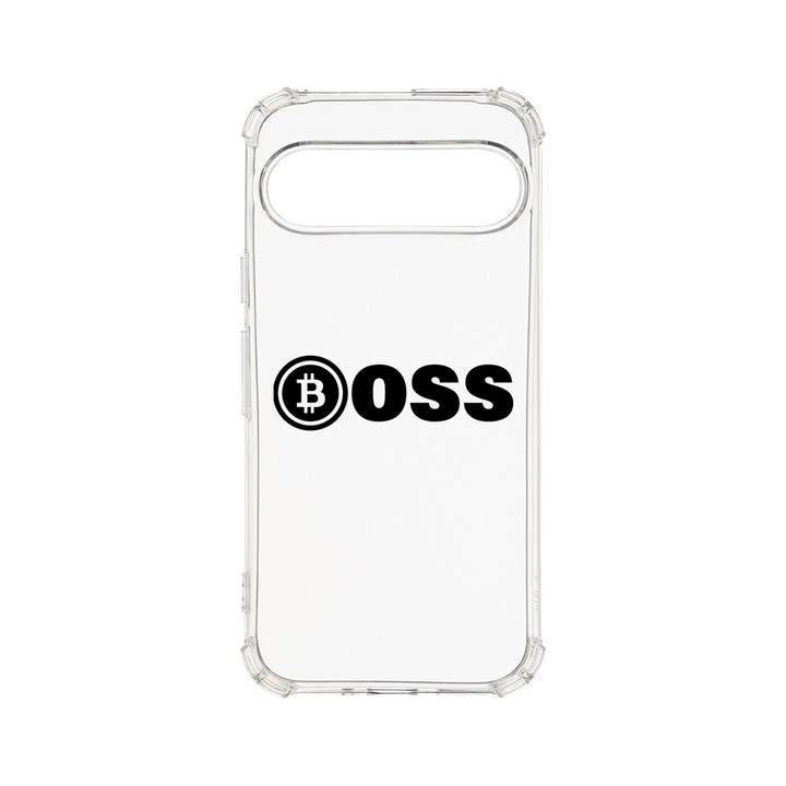 BestCase® Husa Anti Shock 1.5MM, Compatibila cu Google Pixel 9, Bitcoin Boss, Air cushion Technology, AS 1597