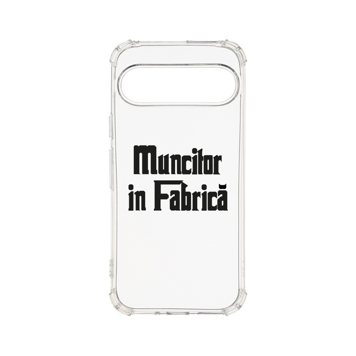 BestCase® Husa Anti Shock 1.5MM, Compatibila cu Google Pixel 9, Muncitor In Fabrica - GodFather Style, Air cushion Technology, AS 1694