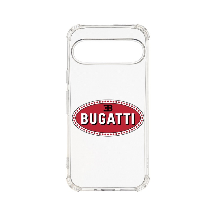 BestCase® Husa Anti Shock 1.5MM, Compatibila cu Google Pixel 9 Pro, Logo Bugatti, Air cushion Technology, AS 1776