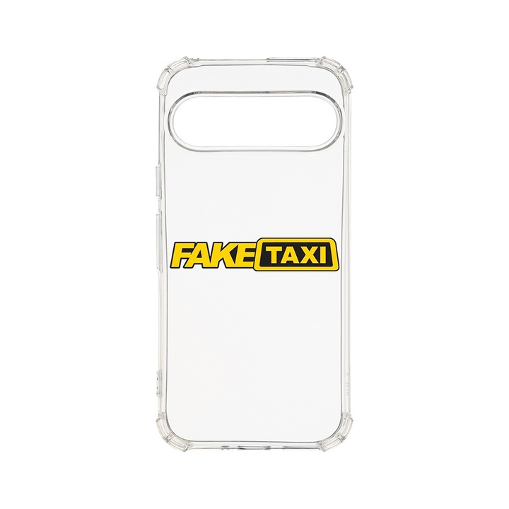 BestCase® Husa Anti Shock 1.5MM, Compatibila cu Google Pixel 9, Fake Taxi, Air cushion Technology, AS 1793