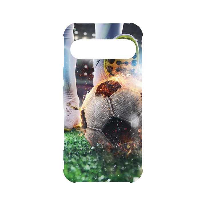 BestCase Anti Shock 1.5MM telefontok, kompatibilis modell Google Pixel 9, Play Football, Air cushion Technology, AS 1209
