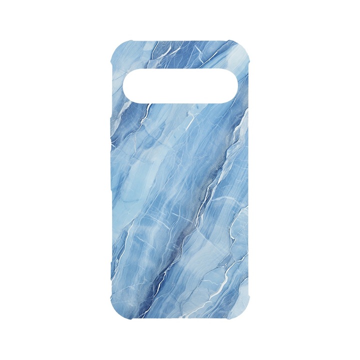 BestCase® Husa Anti Shock 1.5MM, Compatibila cu Google Pixel 9, Blue Marble, Air cushion Technology, AS 1255