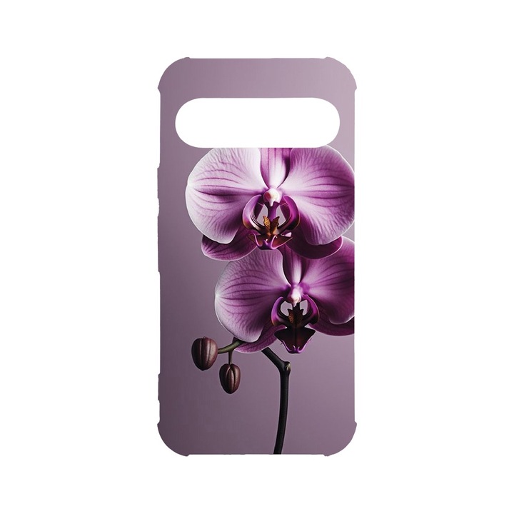 BestCase® Husa Anti Shock 1.5MM, Compatibila cu Google Pixel 9 Pro, Pink Orchid, Air cushion Technology, AS 1405