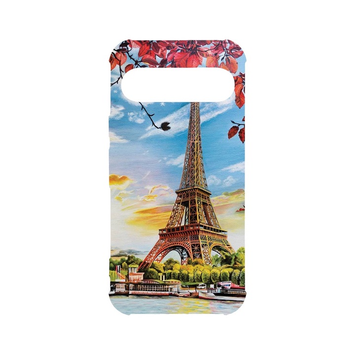 Силиконов калъф BestCase за Google Pixel 9, Paris Eiffel Tower, Air-Cushion Technology, 1.5MM Anti Shock, AS 1371