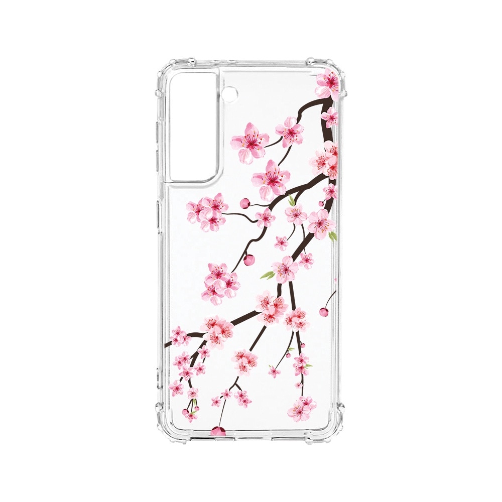 BestCase® Husa Anti Shock 1.5MM, Compatibila cu Samsung Galaxy S21 FE, Japan Cherry tree, Air cushion Technology, AS 1475