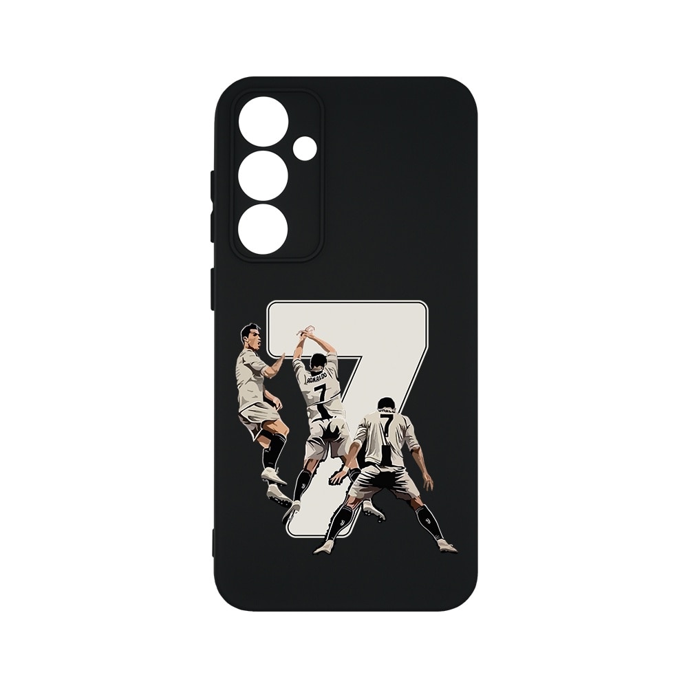 BestCase® Husa Slim Premium Silicon 1.2MM, Compatibila Cu Samsung Galaxy A15, Ronaldo, Microfibra in interior, Antisoc, Protectie camera si ecran, PB 1469