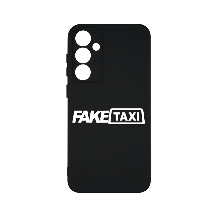 BestCase® Husa Slim Premium Silicon 1.2MM, Compatibila Cu Samsung Galaxy A55, Fake Taxi, Microfibra in interior, Antisoc, Protectie camera si ecran, PB 1647