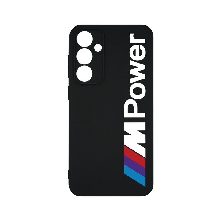 Силиконов калъф BestCase за Samsung Galaxy A54, BMW M Power, SLIM 1.2MM, Microfiber interior, Premium Soft Liquid Silicone, Black PB 1654