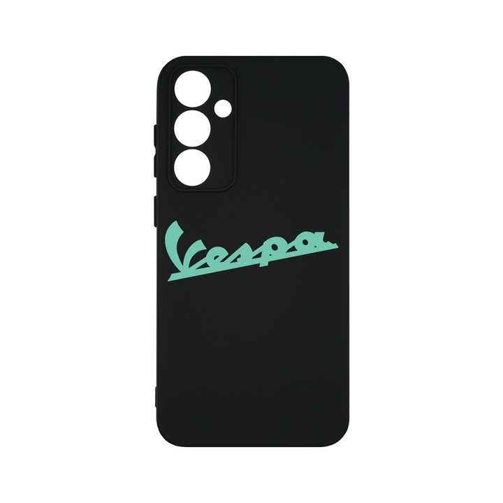 BestCase® Husa Slim Premium Silicon 1.2MM, Compatibila Cu Samsung Galaxy A55, Logo Vespa, Microfibra in interior, Antisoc, Protectie camera si ecran, PB 1709