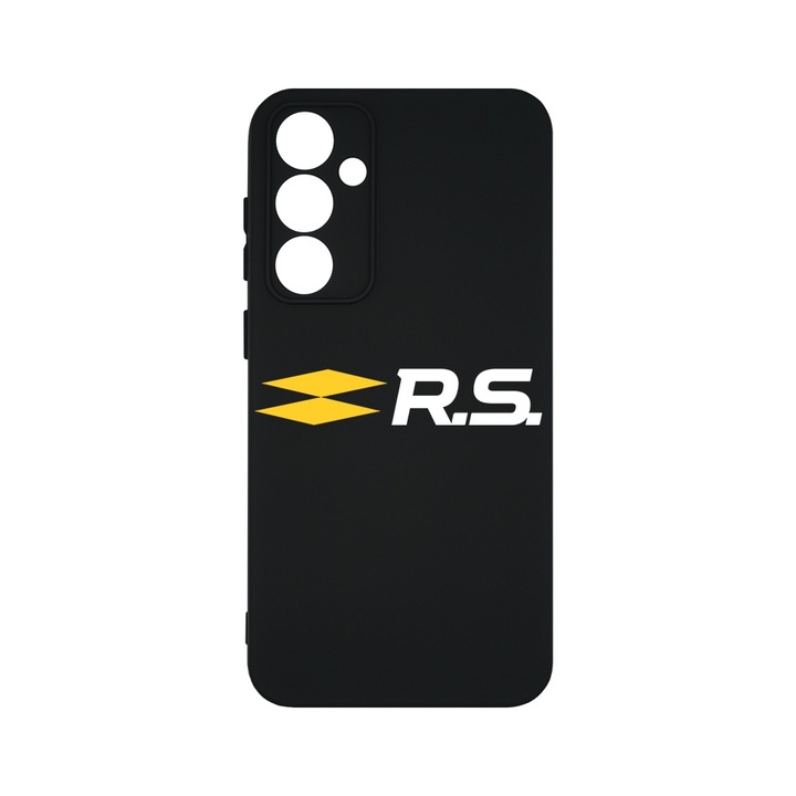 BestCase® Husa Slim Premium Silicon 1.2MM, Compatibila Cu Samsung Galaxy S23 FE, Logo Renault RS, Microfibra in interior, Antisoc, Protectie camera si ecran, PB 1719