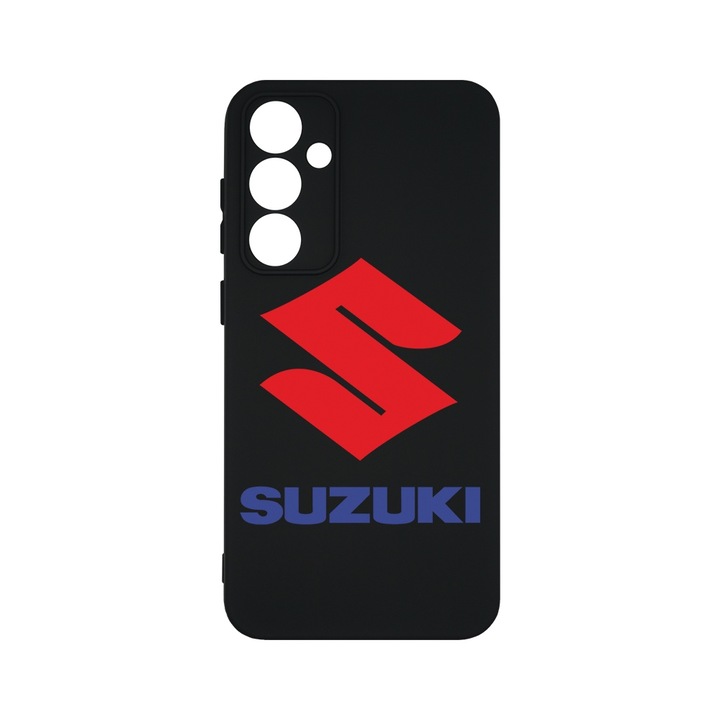 BestCase® Husa Slim Premium Silicon 1.2MM, Compatibila Cu Samsung Galaxy A55, Logo Suzuki, Microfibra in interior, Antisoc, Protectie camera si ecran, PB 1712