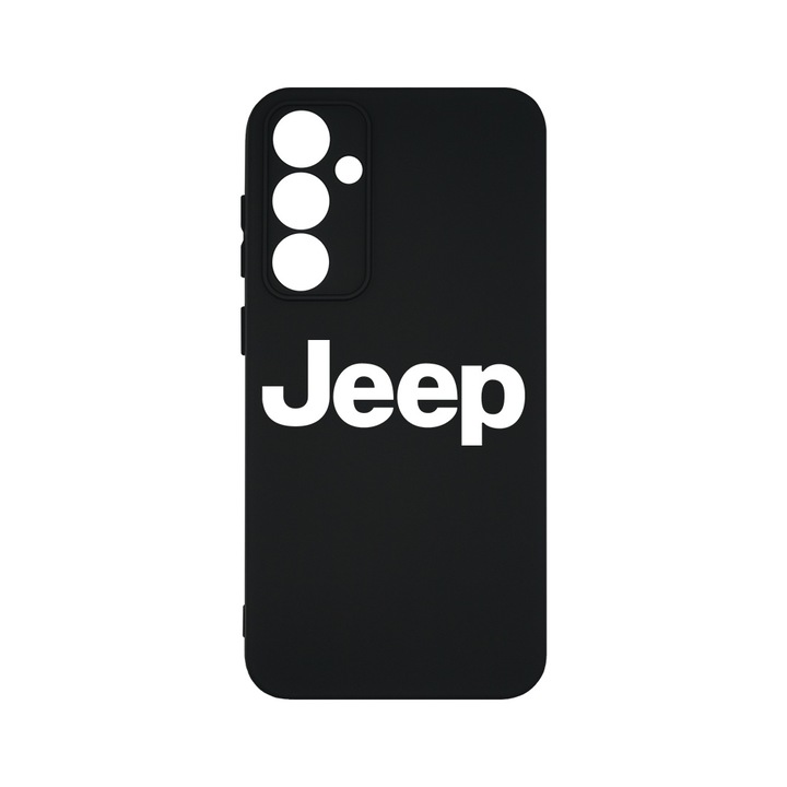 BestCase® Husa Slim Premium Silicon 1.2MM, Compatibila Cu Samsung Galaxy S23 FE, Logo Jeep, Microfibra in interior, Antisoc, Protectie camera si ecran, PB 1740