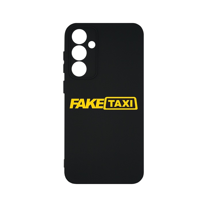 BestCase® Husa Slim Premium Silicon 1.2MM, Compatibila Cu Samsung Galaxy A55, Fake Taxi, Microfibra in interior, Antisoc, Protectie camera si ecran, PB 1793