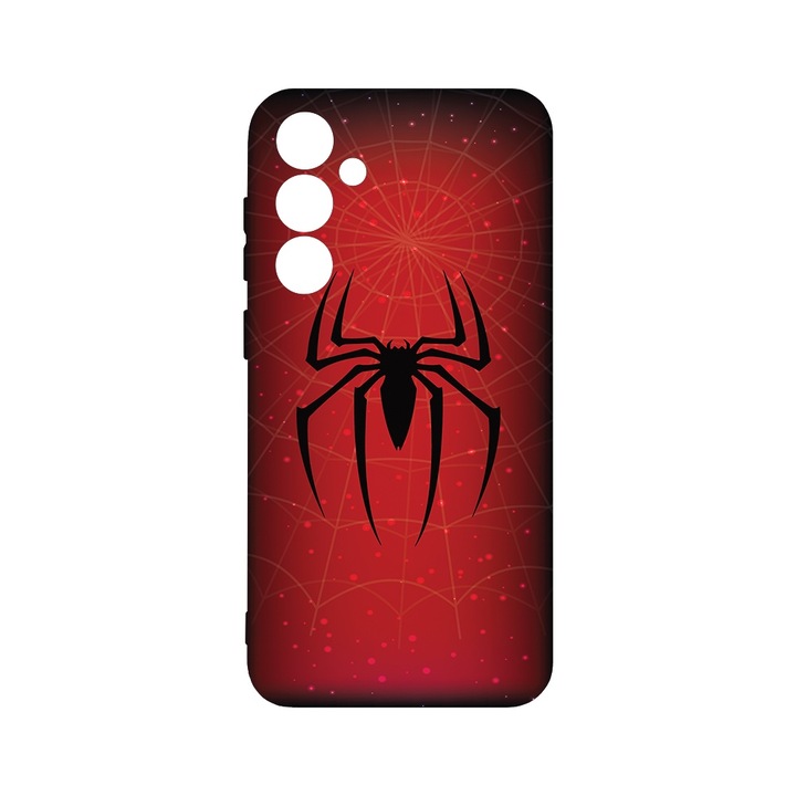 BestCase® Husa Slim Premium Silicon 1.2MM, Compatibila Cu Samsung Galaxy S23 FE, Spider, Microfibra in interior, Antisoc, Protectie camera si ecran, PB 1432