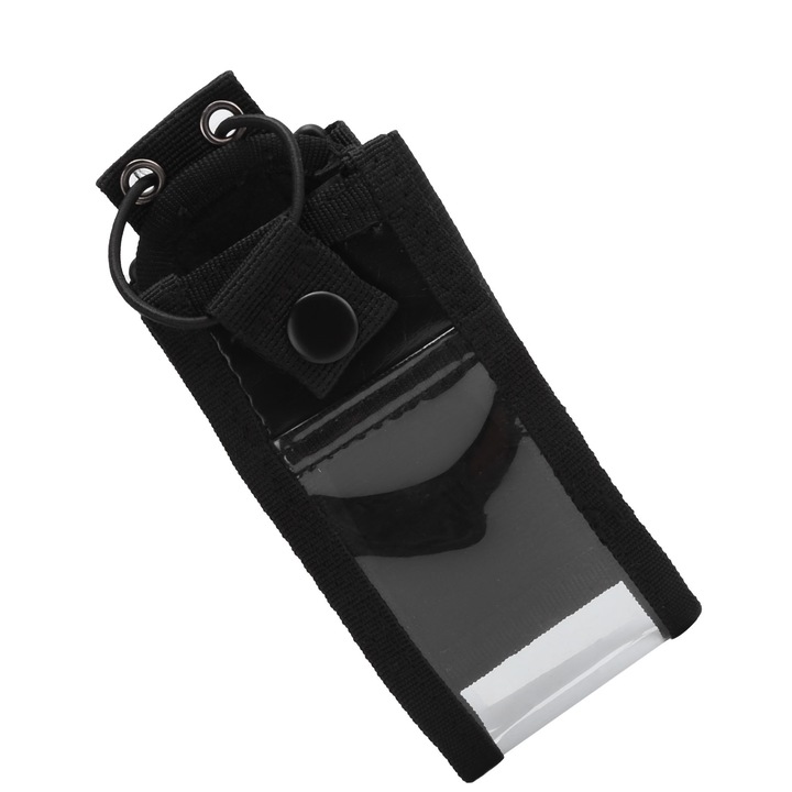 Калъф за уоки токи с каишка, Mmgoqqt, PVC, прозрачен, 79 g