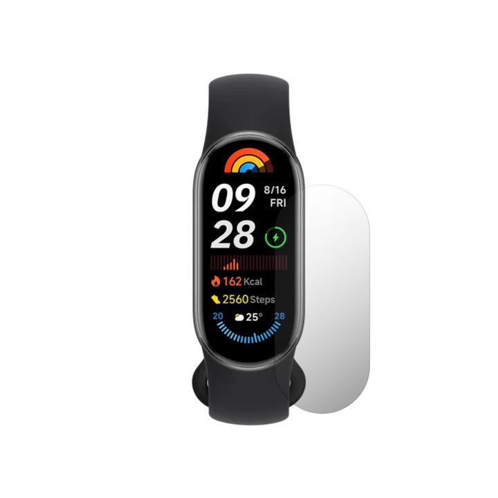Комплект от 2X iSkinz защитно фолио за екран за Xiaomi Smart Band 9, Invisible Skinz UHD саморегенериращо се, силиконово лепило и гъвкаво