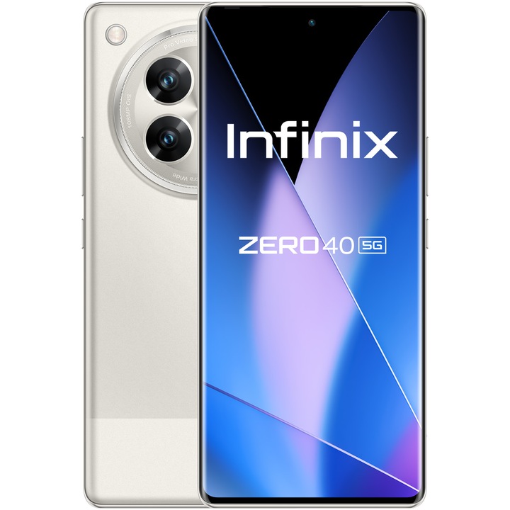 Смартфон INFINIX ZERO 40, 12GB RAM, 512GB, 5G, Titanium