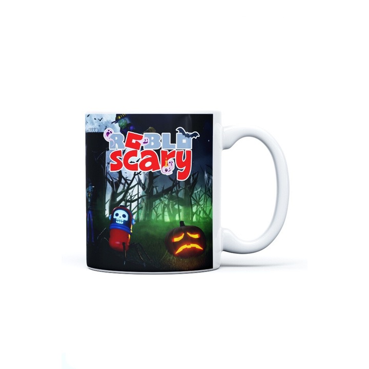 Cana ceramica Halloween Roblox Scary 330 mL