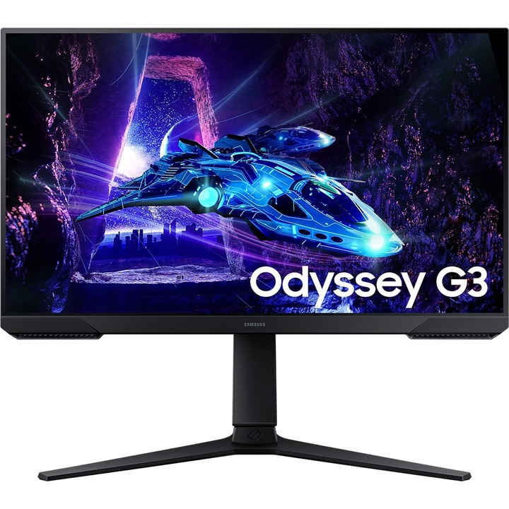 Samsung Odyssey Gaming monitor LED VA 27", Full HD (1920x1080), 180Hz, 1ms, HDMI, DisplayPort, Pivot, fekete