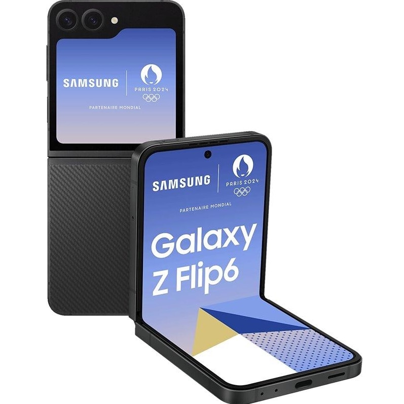 Samsung Galaxy Z Flip6 ブラック Telefon mobil Samsung Galaxy Z Flip 6 256GB 12GB RAM Dual Sim 5G